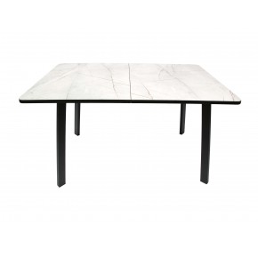 Стол ВВР Миллер Каспий серый/черный №3, пластик 120-160/80